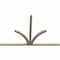 Ekena Millwork Richland Smooth Timber Gable Bracket, Douglas Fir, 108"W x 72"H x 3 1/2"D x 3 1/2"F, 16/12 Pitch GBW108X72X0404RIC00SDF - alternate 4